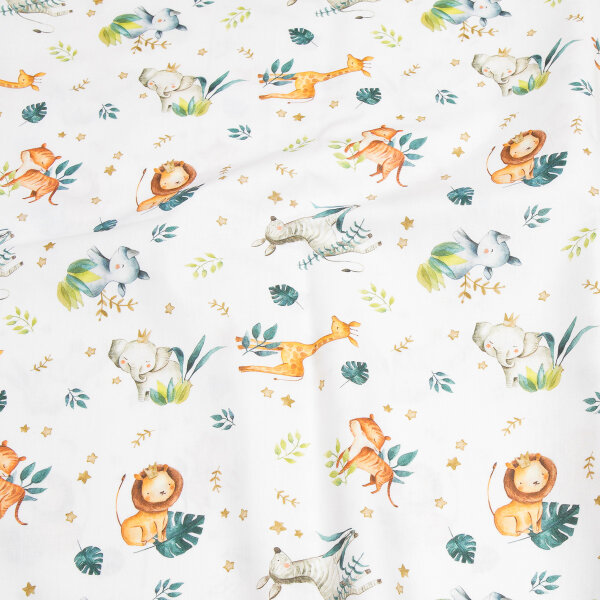 Beschichtete Baumwolle – Safari Tiere