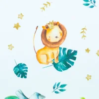 Beschichtete Baumwolle – Safari Tiere