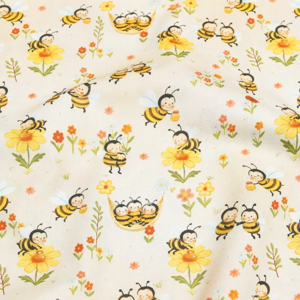 Baumwolle mit Bienen – Bienenwiese