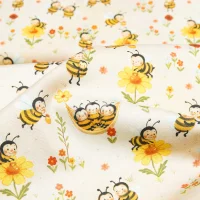 Baumwolle mit Bienen – Bienenwiese