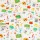 Baumwolle mit Schulmaterial – Schulstoff
