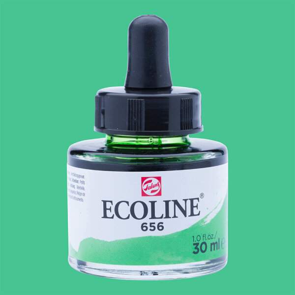 Ecoline flüssige Wasserfarbe 30 ml – Waldgrün 656