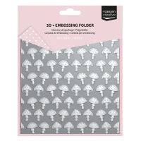 Vaessen Prägefolder 15 x 15 cm – Pilze