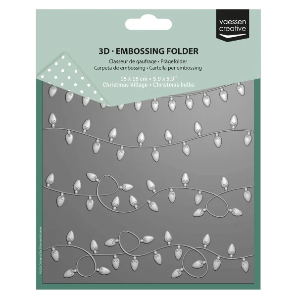 Vaessen Prägefolder 15 x 15 cm – Lichterketten