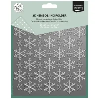 Vaessen Prägefolder 15 x 15 cm – Schneeflocken