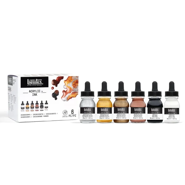 Liquitex Professional Acrylic Ink Set – Metallic