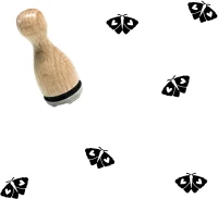 Zwergenstoffe Ministempel 14 mm – Falter mit Herz
