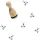 Zwergenstoffe Ministempel 14 mm – Motte mit Herz