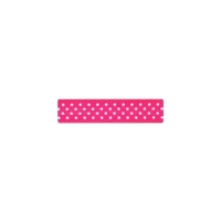Repsband "Polka Dots", pink