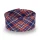 Schrägband, Vichy orange/marine