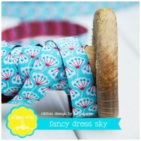 Farbenmix Webband Fancy Dress sky