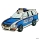Safuri Bügelbild Polizeiauto blau