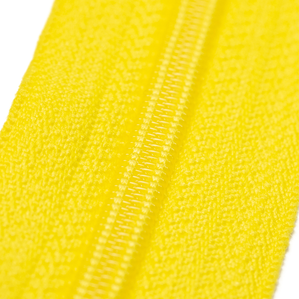 4mm Reissverschluss, gelb