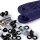 Prym 40 Stk Ösen mit Scheiben 5 mm – Schwarz