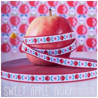 Farbenmix Webband Sweet Apple Ivory