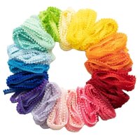 Mini Pompomborte Flieder